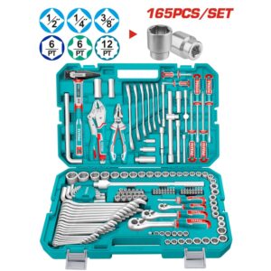 RATCH DE 1/2'',1/4'',3/8" SET DE 165 PZS. TOTAL THKTHP61657