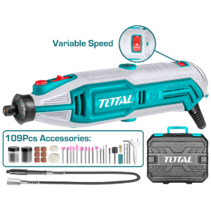 MINI DRILL DE 130 W 1/8''(110PZS) TOTAL UTG513326