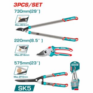 TIJERA P/ PODAR DE 8.5'', 29", 23" SET 3 PZS. TOTAL THT1576033
