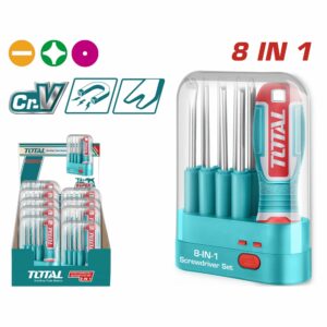 DESTORNILLADOR +PUNTAS 8 EN 1 TOTAL THT250906