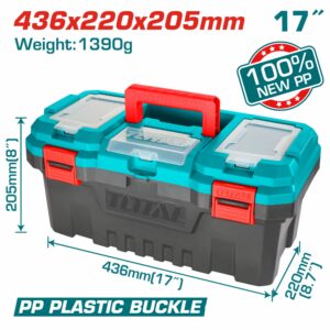 CAJA P/ HERRAMIENTAS DE 17'' PLASTICA TOTAL TPBX0171