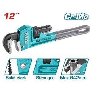 LLAVE STILSON DE 12'' MANGO FORRADO TOTAL THT171206