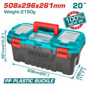 CAJA P/ HERRAMIENTAS DE 20'' PLASTICA TOTAL TPBX0201