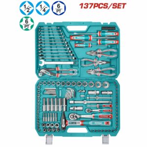 HERRAMIENTAS EN SET 137 PZS. TOTAL THKTHP21376