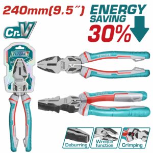 ALICATE DE 9.5'' DE COMBINACION PROFESIONAL TOTAL THT210906S