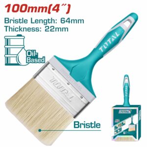 BROCHA DE 4'' MANGO PLASTICO FORRADO TOTAL THT84046