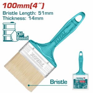 BROCHA DE 4'' MANGO PLASTICO TOTAL THT845046