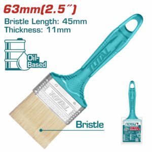 BROCHA DE 2-1/2'' MANGO PLASTICO TOTAL THT845256