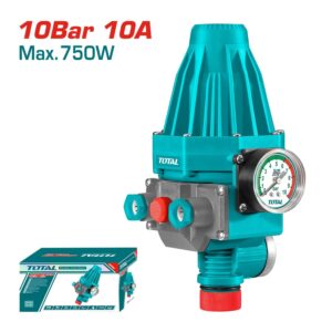 CONTROL AUTOMÁTICO P/ BOMBA DE AGUA DE 10 AMP. C/ MANOMETRO TOTAL UTWPS102