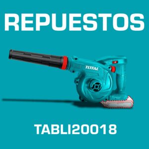 ASPIRADOR SOPLADOR INALAMB. DE 20V.(18000 RPM) SIN BAT 2 VEL. TOTAL TABLI20018