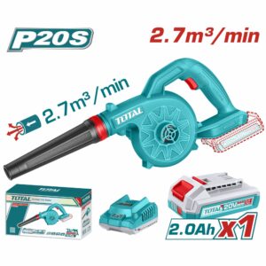 ASPIRADOR SOPLADOR INALAMB. DE 20V.(1800 RPM) BAT+CARG. TOTAL UTABLI20781