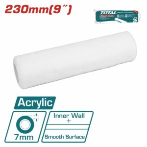 FELPA P/PINTAR DE 9" BLANCA SUP. LISA TOTAL THT85941