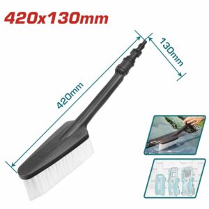 CEPILLO DE NYLON 420x 130MM. P/ HIDROLAVADORA TOTAL THFB4301