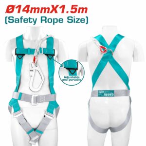 ARNES DE SEGURIDAD 14 MM. X1.5 MT. TOTAL TSH501415