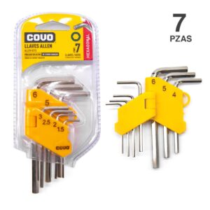 LLAVES ALLEN DE 7 PZS. BLISTER COVO CV-HK-2