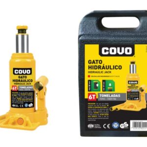 GATA HIDRAULICA DE 6 TON. ESTUCHE COVO CV-JK-6T
