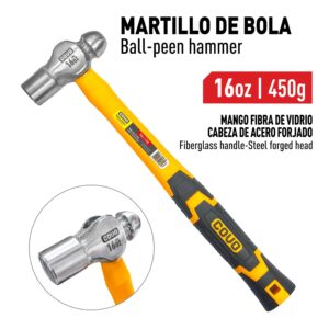 MARTILLO DE 16 ONZ. TUBULAR IMANTADO COVO CV-CH-16OZ