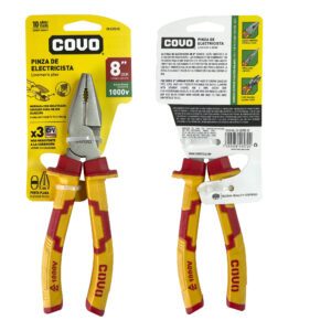 ALICATE DE 8'' COMBINACION AISLADO COVO CV-ZLP02-8C