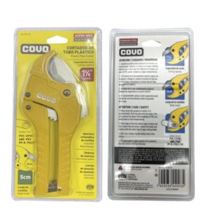 CORTADORA DE TUBO PVC 1-5/8" BLISTER COVO CV-PC-01