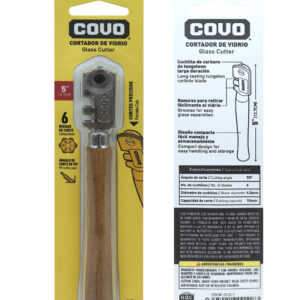 CORTA VIDRIO M/ DE MADERA 127 MM. COVO CV-GC-1