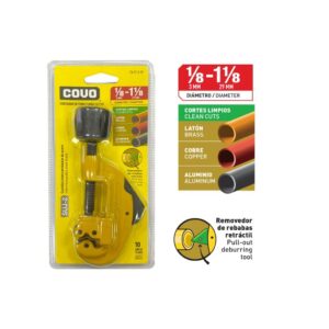 CORTADORA DE TUBO 1/8"-1-1/8" (LATON,ALUMIN,COBRE) COVO CV-TC-3-29