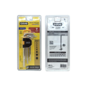 LLAVES ALLEN DE 7 PZS. BLISTER COVO CV-HK-2L
