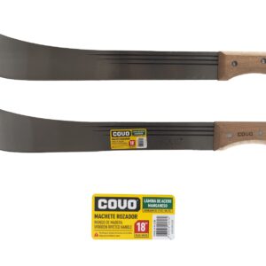 MACHETE DE 18'' M/MADERA PUNTA CURVA COVO CV-MT-0218W