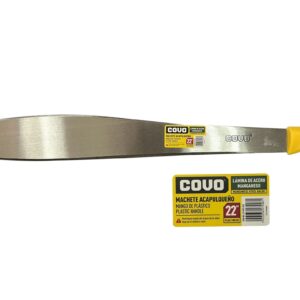 MACHETE DE 22'' M/ PLASTICO PUNTA OVALADA COVO CV-MT3- 022