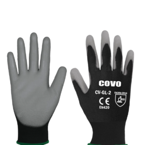 GUANTE MULTI USO PALMA POLIURETANO GRIS COVO CV-GL-2