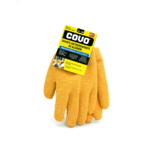 GUANTE ANTI DERRAPE ALGODÓN ANARANJADO COVO CV-GL-5