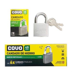 CANDADO DE 45 MM. REFORZADO COVO CV-PDI-45MM