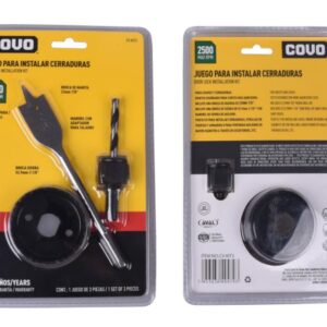 BROCA P/ CERRADURA SET DE 3 PZAS. COVO CV-KIT3