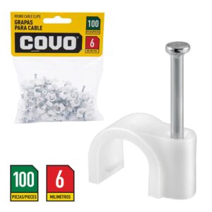 BRIDA PLASTICA DE 6 MM. REDONDA COVO A136-LTL-6