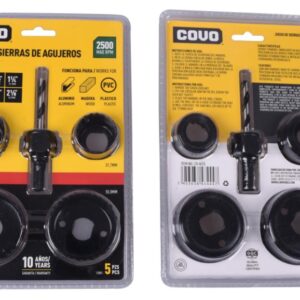BROCA P/ CERRADURA SET DE 5 PZAS. COVO CV-KIT5