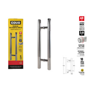 HALADERA TIPO "H" DE 60 CM. COVO CV-GD-D60