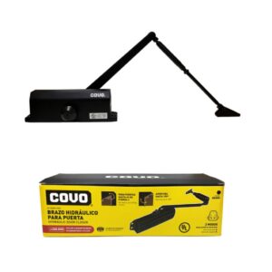 BRAZO HIDRAULICO P/ PUERTA 150° 45 KG. GRIS COVO CV- 502SR-45KG
