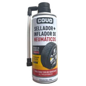SELLADOR INFLADOR P/ LLANTAS AEROSOL COVO CV-TL450ML