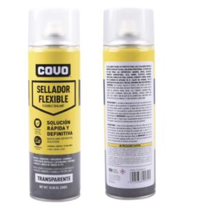 SPRAY SELLADOR FLEXIBLE TRANSPARENTE COVO CV- SA450ML-TR