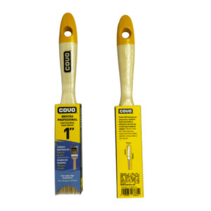 BROCHA DE 1'' BLANCA M/ MADERA COVO CV-PRW-1W