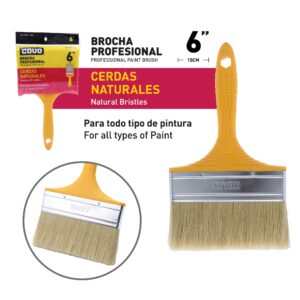 BROCHA DE 6'' BLANCA COVO CV-PD01-6W