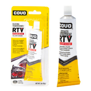 SILICON TRANSPARENTE BLISTER DE 85 G. COVO CV-RTVG62
