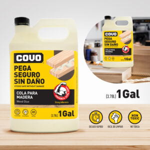 PEGAMENTO P/ CARPINTERIA 1 GAL. TRANSP. COVO CV-WG-1G