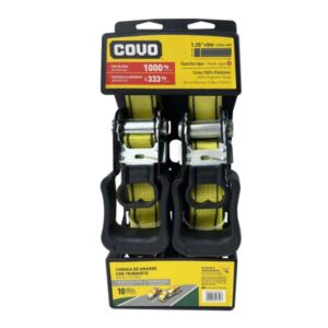 CUERDA C/ GANCHO P/ REMOLQUE 3.5Mx16MMx1T. COVO CV- TORP-1000KG