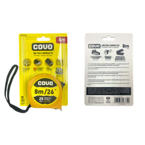 CINTA METRICA DE 8 MT.x 26 MM. COVO CV-MT-BT-825