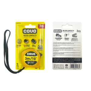 CINTA METRICA DE 3 MT.x 10 MM. COVO CV-MT-BT-316