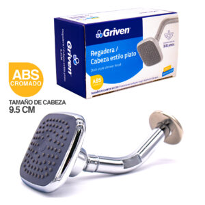DUCHA CUADRADA DE 9.50 CM. (3.8 LTx MIN) GRIVEN A367-R8605