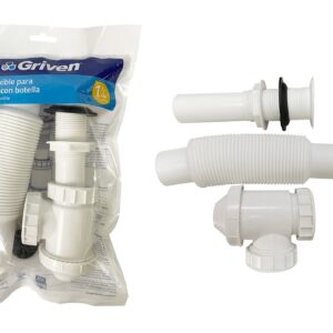 TRAMPA P/LAVAMANO DE 1-1/4'' FLEX.C/BOTELL GRIVEN GV-HDA- 150