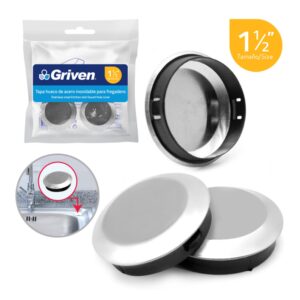 TAPON P/ PANTRY 1-1/2 '' ACERO INOX. EN BOLSA GRIVEN A367- SKC-2