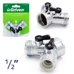 'Y'' DE 1/2'' P/ LAVADORA C/VALVULA DE CIERRE GRIVEN A145- 9SG568