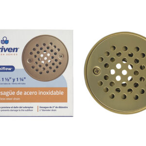 PASCON P/ BAÑO DE 2'' DORADO REDOND GRIVEN GV-RSD- 10P1G
